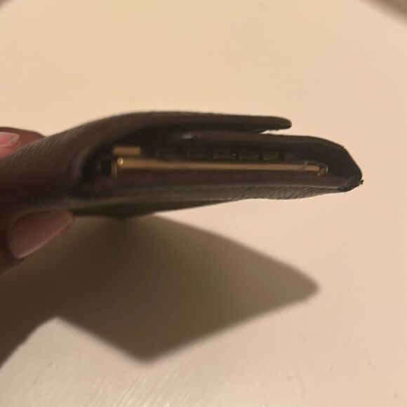 Louis Vuitton Taiga Key Holder Case Dark Brown Textured Leather Quiet Luxury - Picture 3 of 10